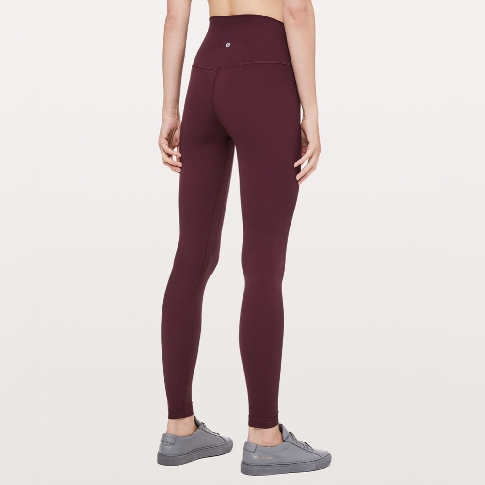 Lululemon Super High Rise Berry Align Leggings - Size 8 - 28”